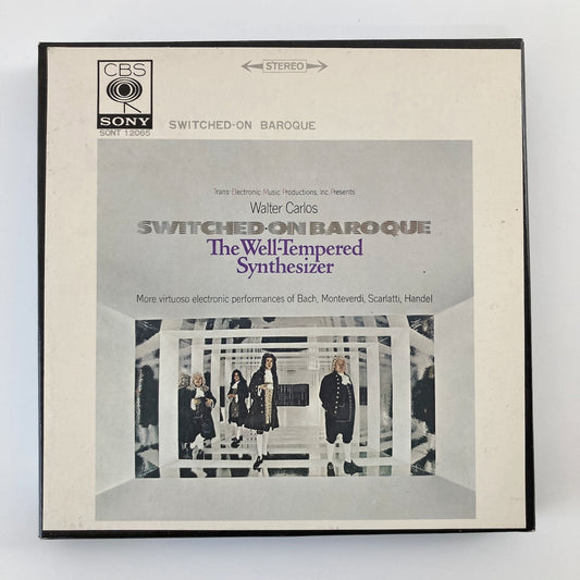 オープンリールテープ/ WALTER CARLOS / SWITCHED-ON BAROQUE / 日本盤 ライナー(うすシミ) 7号 19cm/s (7 1/2IPS) 4トラック COLUMBIA