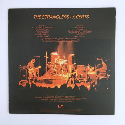 LP/ THE STRANGLERS / X CERTS / 国内盤  ライナー・EP付き UNITED ARTISTS RECORDS GP670