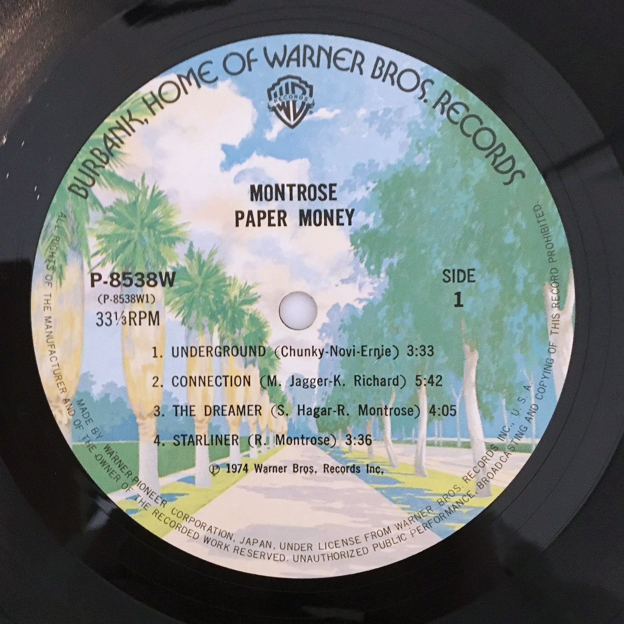 LP/ MONTROSE / PAPER MONEY / 国内盤 帯・ライナー付き WARNER BROS. RECORDS P-8538W