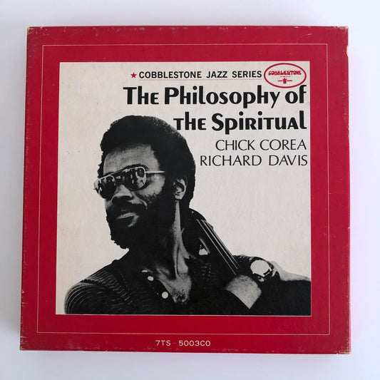 オープンリールテープ RICHARD DAVIS、CHICK COREA / THE PHILOSOPHY OF THE SPIRITUAL  7号 19cm/s (7 1/2IPS) 4トラック US製