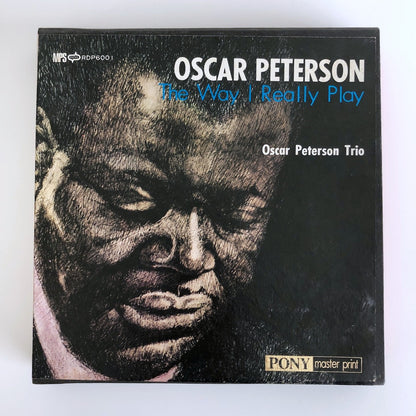 オープンリールテープ OSCAR PETERSON / THE WAY I REALLY PLAY 7号 19cm/s (7 1/2IPS) 4トラック 日本製 ライナー(若干折れ、シミ)付