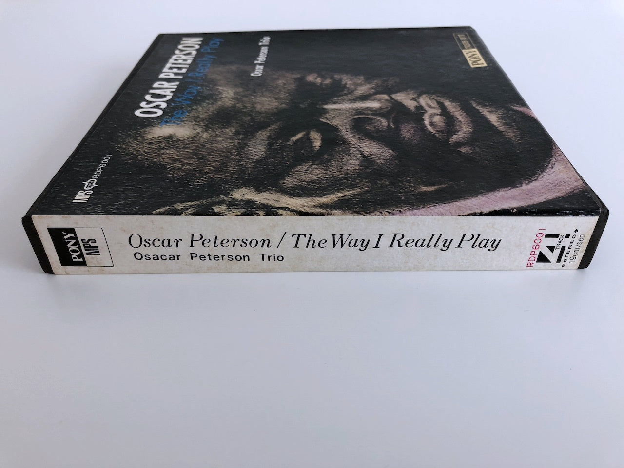 オープンリールテープ OSCAR PETERSON / THE WAY I REALLY PLAY 7号 19cm/s (7 1/2IPS) 4トラック 日本製 ライナー(若干折れ、シミ)付