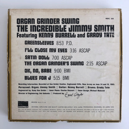 オープンリールテープ JIMMY SMITH /ORGAN GRINDER SWING 7号 19cm/s (7 1/2IPS) 4トラック US製