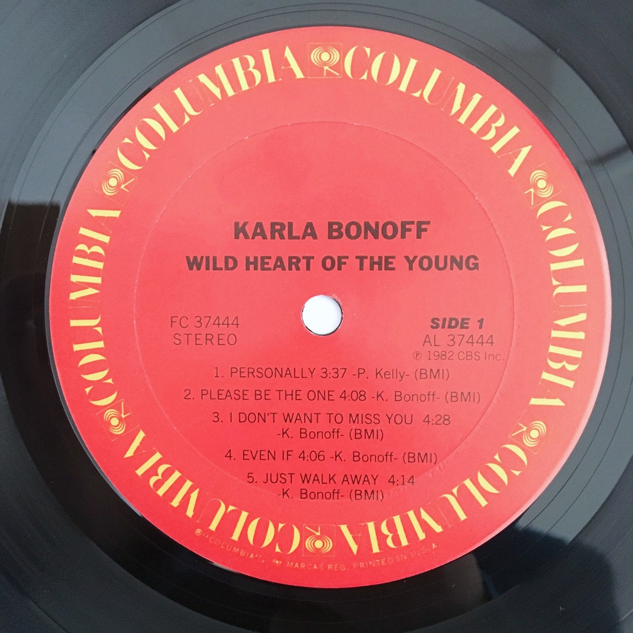 LP/ KARLA BONOFF / WILD HEART OF THE YOUNG / US盤 オリジナル COLUMBIA FC3744 ...