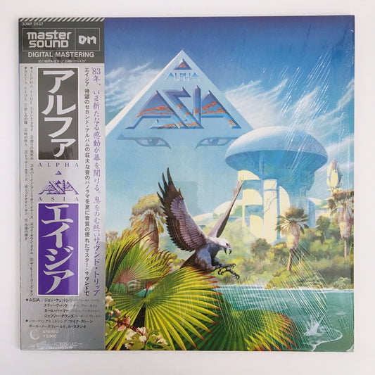 LP/ ASIA / ALPHA / 国内盤 MASTER SOUND 高音質 帯・ライナー・インナー付き GEFFEN RECORDS 30AP2537