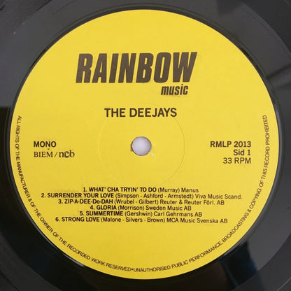 LP/ THE DEEJAYS / THE DEEJAYS / スウェーデン盤 再発盤 RAINBOW MUSIC RMLP2013