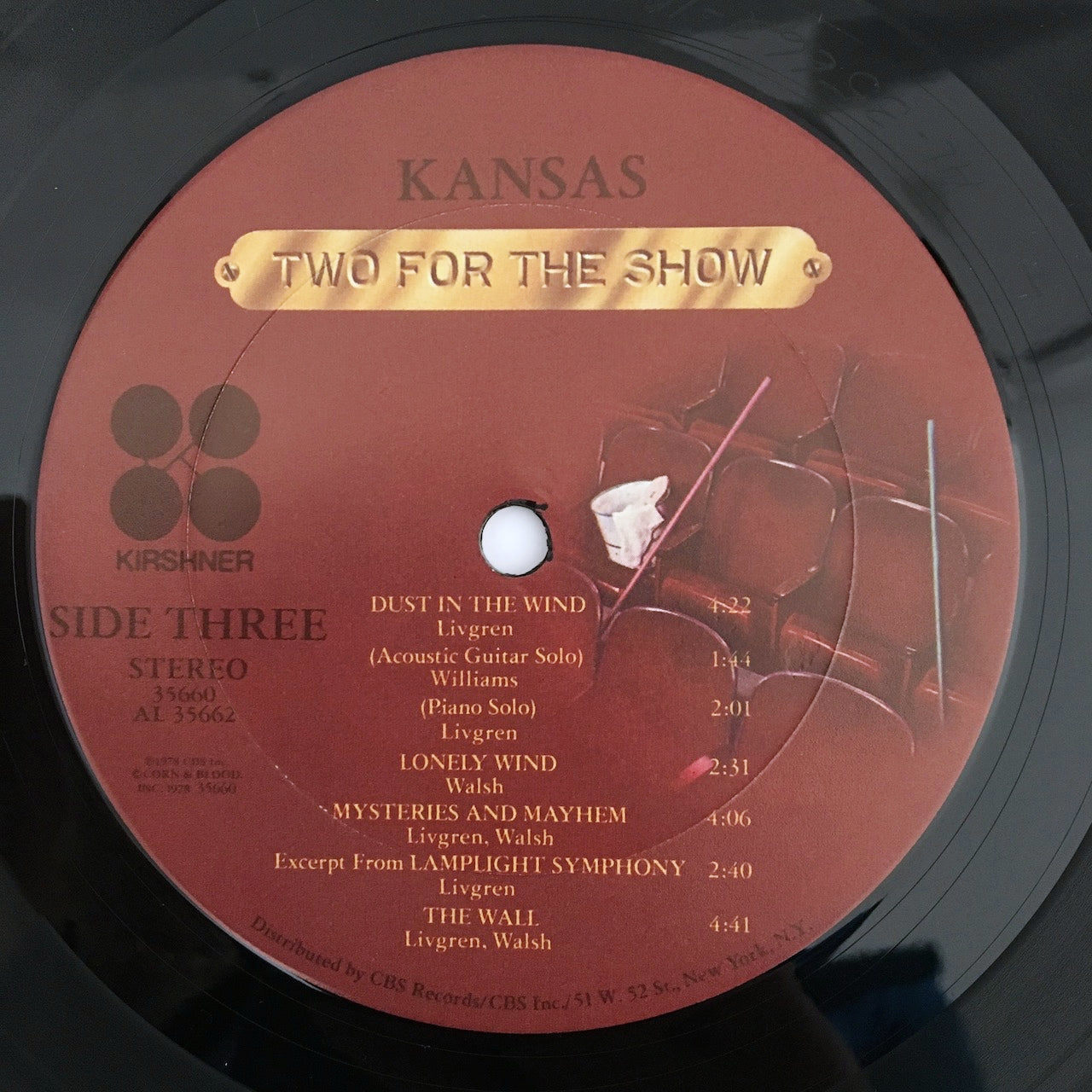 LP/ KANSAS / TWO FOR THE SHOW / US盤 オリジナル 2枚組 インナー KIRSHNER PZ235660