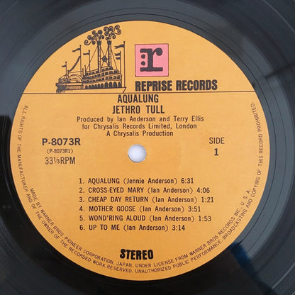 LP/ JETHRO TULL / AQUALUNG / 国内盤 ライナー付き REPRISE RECORDS P-8073R
