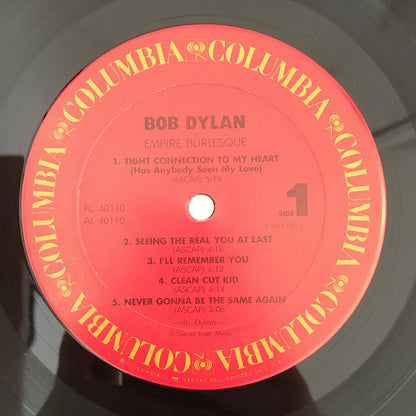 LP/ BOB DYLAN / EMPIRE BURLESQUE / US盤 オリジナル インナー付き COLUMBIA FC40110