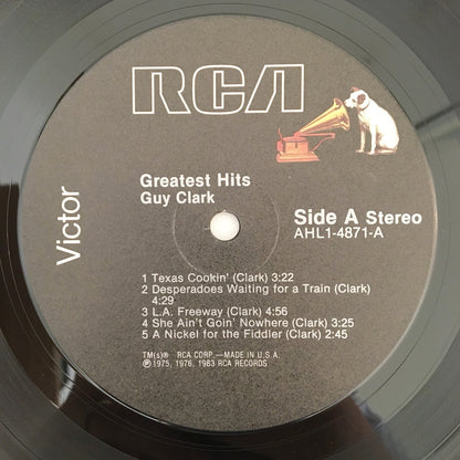 LP/ GUY CLARK / GUY CLARK GREATEST HITS / US盤 USオリジナル RCA  AHL14871