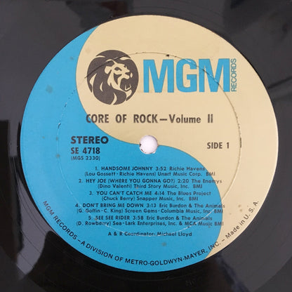 LP/ V.A. / CORE OF ROCK VOLUME2 / US盤 MGM RECORDS ES4718