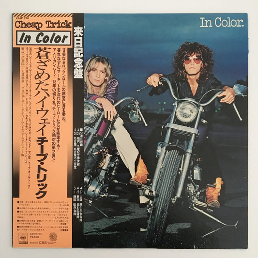 LP/ CHEAP TRICK / IN COLOR / 国内盤  帯・ライナー付き EPIC 25AP728