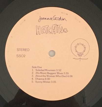 LP/ JOANNA CAZDEN / HATCHING / US盤 SISTER SUN  SS02