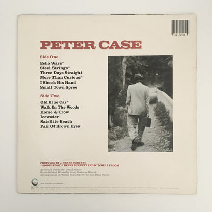 LP/ PETER CASE / PETER CASE / US盤 黒ラベル インナー付き GEFFEN RECORDS GHS24105