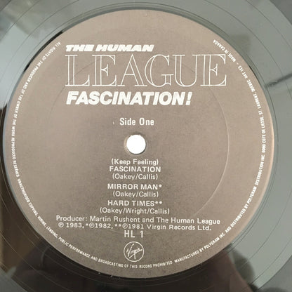 LP/ THE HUMAN LEAGUE / FASCINATION! / カナダ盤 VIRGIN RECORDS HL1