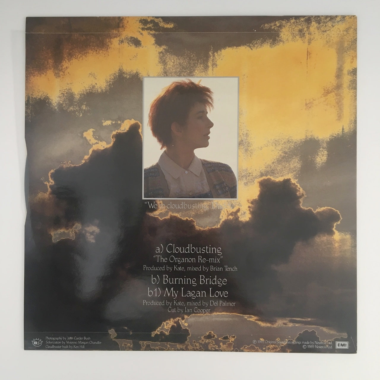 LP/ KATE BUSH / CLOUDBUSTING / UK盤 45回転 EMI 12KB2