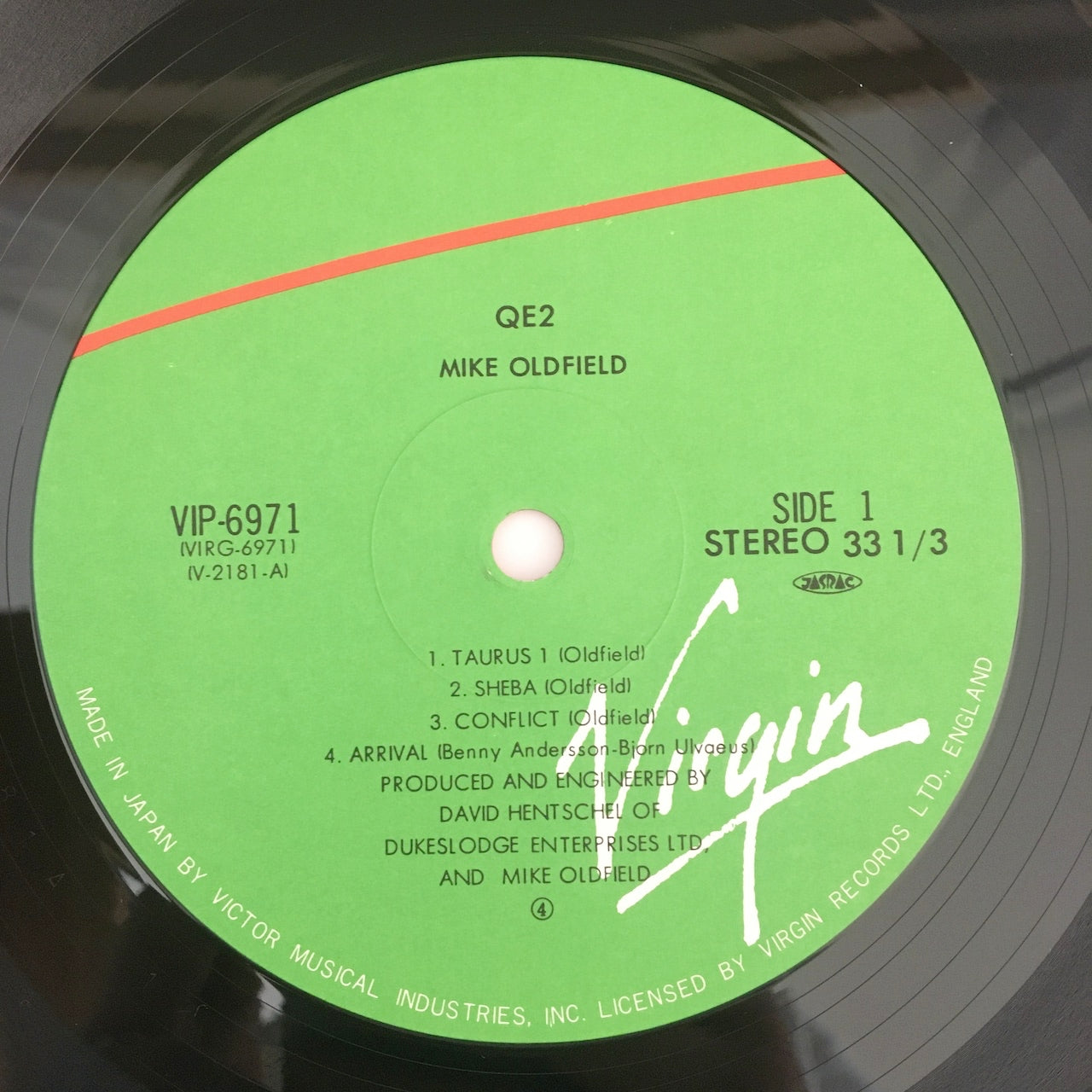 LP/ MIKE OLDFIELD / QE2 / 国内盤 帯・ライナー(シミ)付き VIRGIN VIP-6971