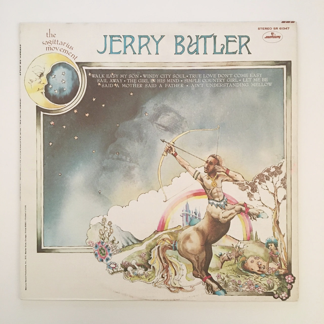 LP/ JERRY BUTLER / THE SAGITTARIUS MOVEMENT / US盤 赤ラベル ジャケットテープ補正 MERCURY SR61347