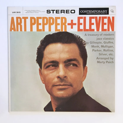 LP/ ART PEPPER / ART PEPPER + ELEVEN / 国内盤 ライナー (カットあり) CONTEMPORARY LAX3015