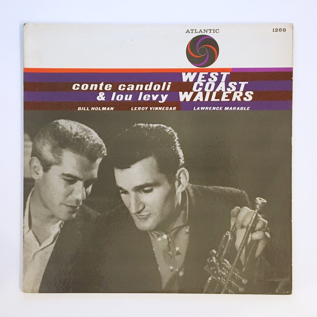 LP/ CONTE CANDOLI & LOU LEVY / WEST COAST WAILERS / USオリジナル盤 黒ラベル 深溝 ATLANTICT 1268