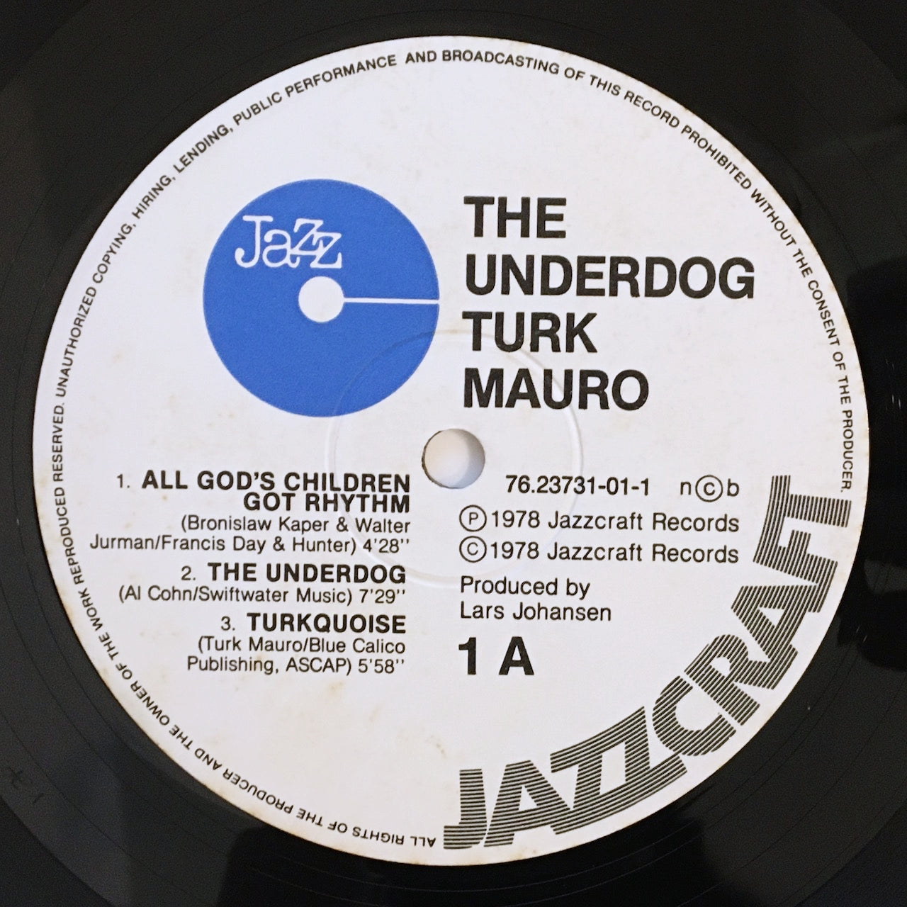 LP/ TURK MAURO / THE UNDERDOG / US盤 STORILYVLE JAZZZCRAFT1