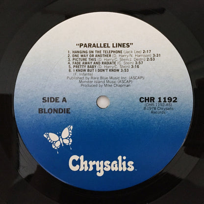 LP/ BLONDIE / PARALLEL LINES / US盤 スリーヴ付き CHRYSALIS CHR1192