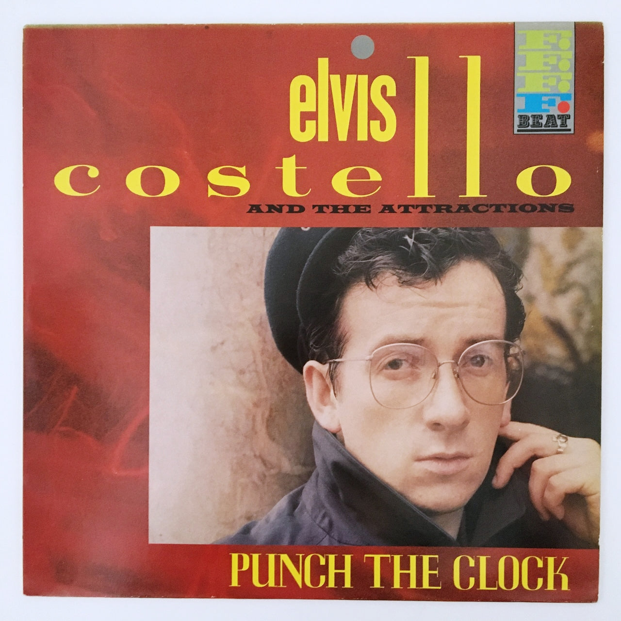 LP/ ELVIS COSTELLO & THE ATTRACTIONS / PUNCH THE CLOCK / UK盤 オリジナル F-BEAT XXLP19