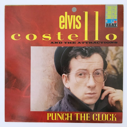 LP/ ELVIS COSTELLO & THE ATTRACTIONS / PUNCH THE CLOCK / UK盤 オリジナル F-BEAT XXLP19