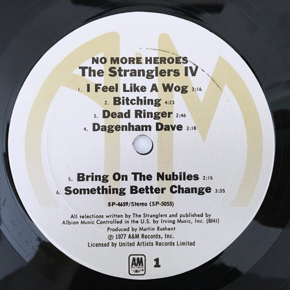 LP/ STRANGLERS / NO MORE HEROES / USオリジナル盤 インナースリーヴ A&M SP4659