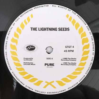 LP/ THE LIGHTNING SEEDS / PURE / UK盤 オリジナル 45回転 INDIE ROCK GHETTO RECORDING COMPANY GTGT4