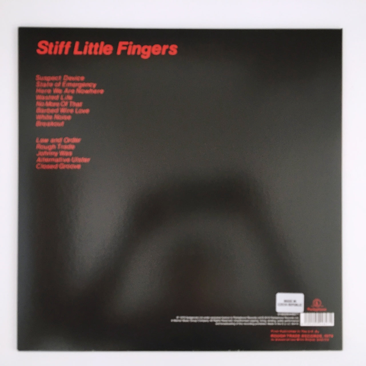 LP/ STIFF LITTE FINGERS / INFLAMMADLE MATERIAL / 再発盤 PARLOPHONE 190295448