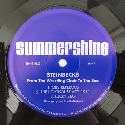 LP/ THE STEINBECKS / FROM THE WRESTLING CHAIR TO THE SEA. / US盤 10インチ オリジナル INDIE ROCK SUMMERSHINE SHINE-US23