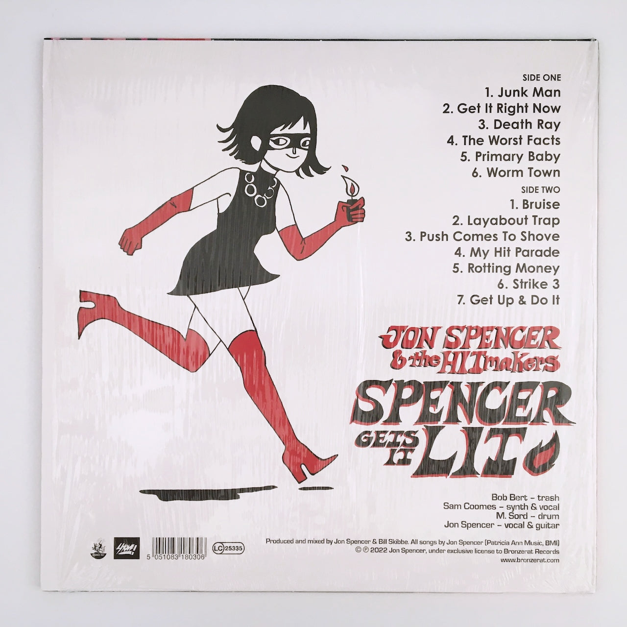 LP/ JON SPENCER / SPENCER GETS IT LIT / 2022年作 BRONZERAT BR65LPBCK