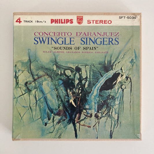 オープンリールテープ / SWINGLE SINGERS / SOUNDS OF SPAIN / 国内盤 ライナー 7号 19cm/s (7 1/2IPS) 4トラック  SFT-5034