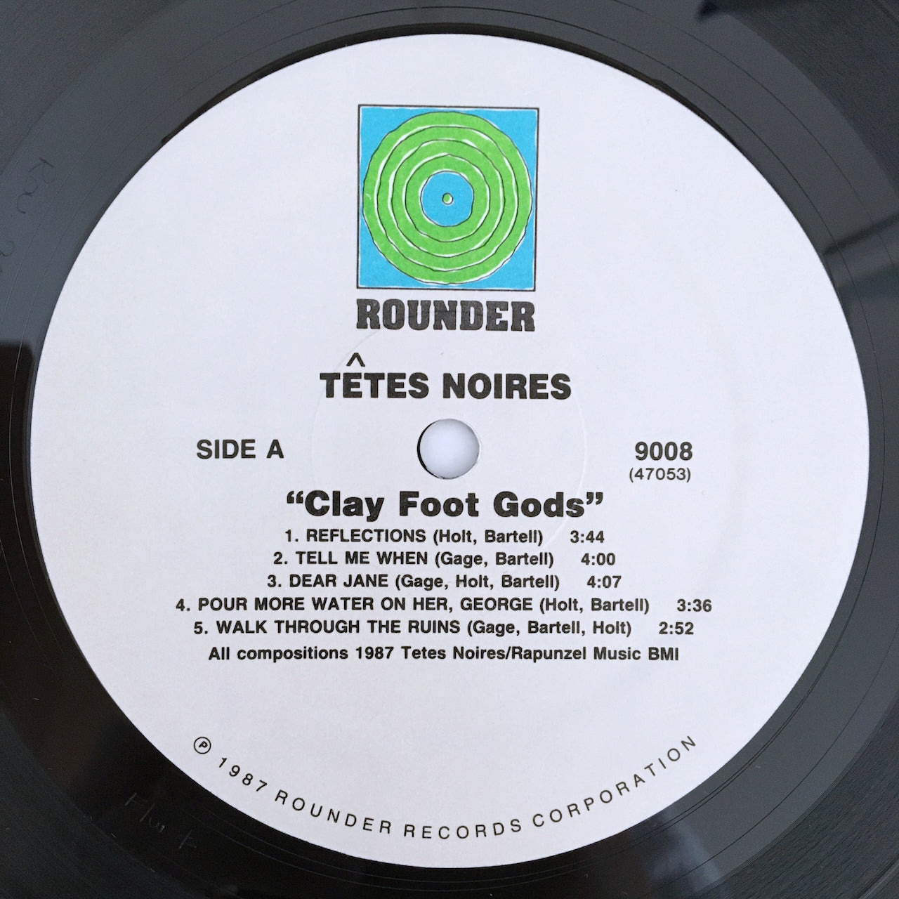 LP/ TETES NOIRES / CLAY FOOT GODS / US盤 オリジナル ROUNDER ROUNDER9008