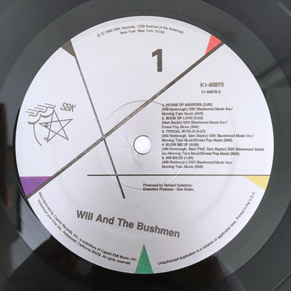 LP/ WILL AND THE BUSHMEN / WILL AND THE BUSHMEN / US盤 オリジナル インナー INDIE ROCK SBK RECORDS K1-92875