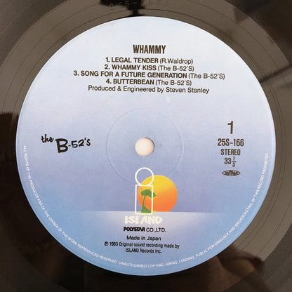 LP/ THE B-52'S / WHAMMY! / 国内盤 ライナー帯 NEW WAVE ISLAND 25S-166