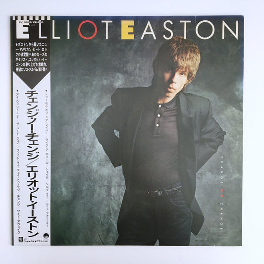 LP/ ELLIOT EASTON / CHANGE NO CHANGE / 国内盤 帯・ライナー NEW WAVE ELEKTRA P-13096