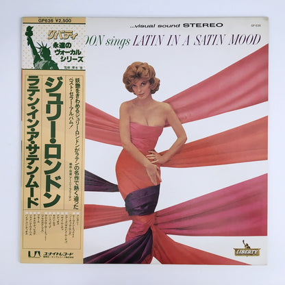 LP/ JULIE LONDON / JULIE LONDON SINGS LATIN IN A SATIN MOOD / 国内盤 帯付き LONDON GP636