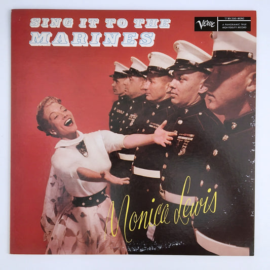 LP/ MONICA LEWIS / SING IT TO THE MARINES / 国内盤 ライナー VERVE MV2640