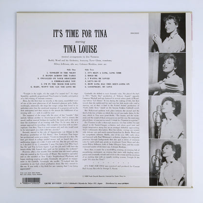 LP/ TINA LOUISE / IT'S TIME FOR TINA / 国内盤 ライナー DIW DIW-25022