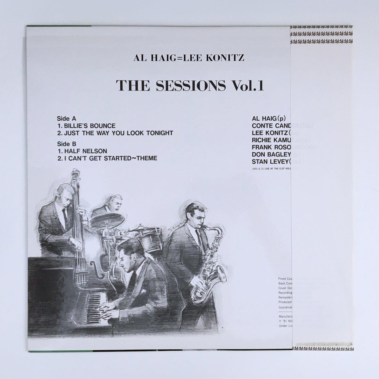 LP/ AL HAIG - LEE KONITZ / THE SESSIONS VOL.1 / 国内盤  帯・ライナー付き VANTAGE NLP5006