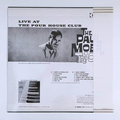 LP/ PAUL MOER / PAUL MOER TRIO LIVE / 国内盤  帯・ライナー付き DEL-FI  NLP2003