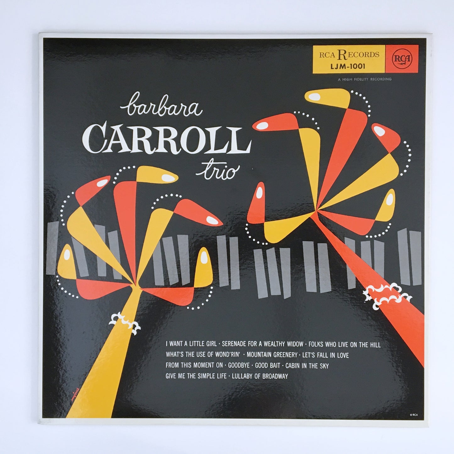 LP/ BARBARA CARROL  / BARBARA CARROL TRIO / 国内盤  ライナー付き RCA BVJJ-2861