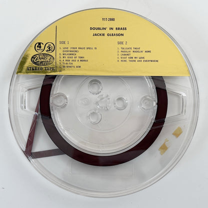 オープンリール/ JACKIE GLEASON / DOUBLIN' IN BRASS / US盤 7号 4トラック 9.5cm/s (3 3/4IPS) CAPITOL Y1T2880