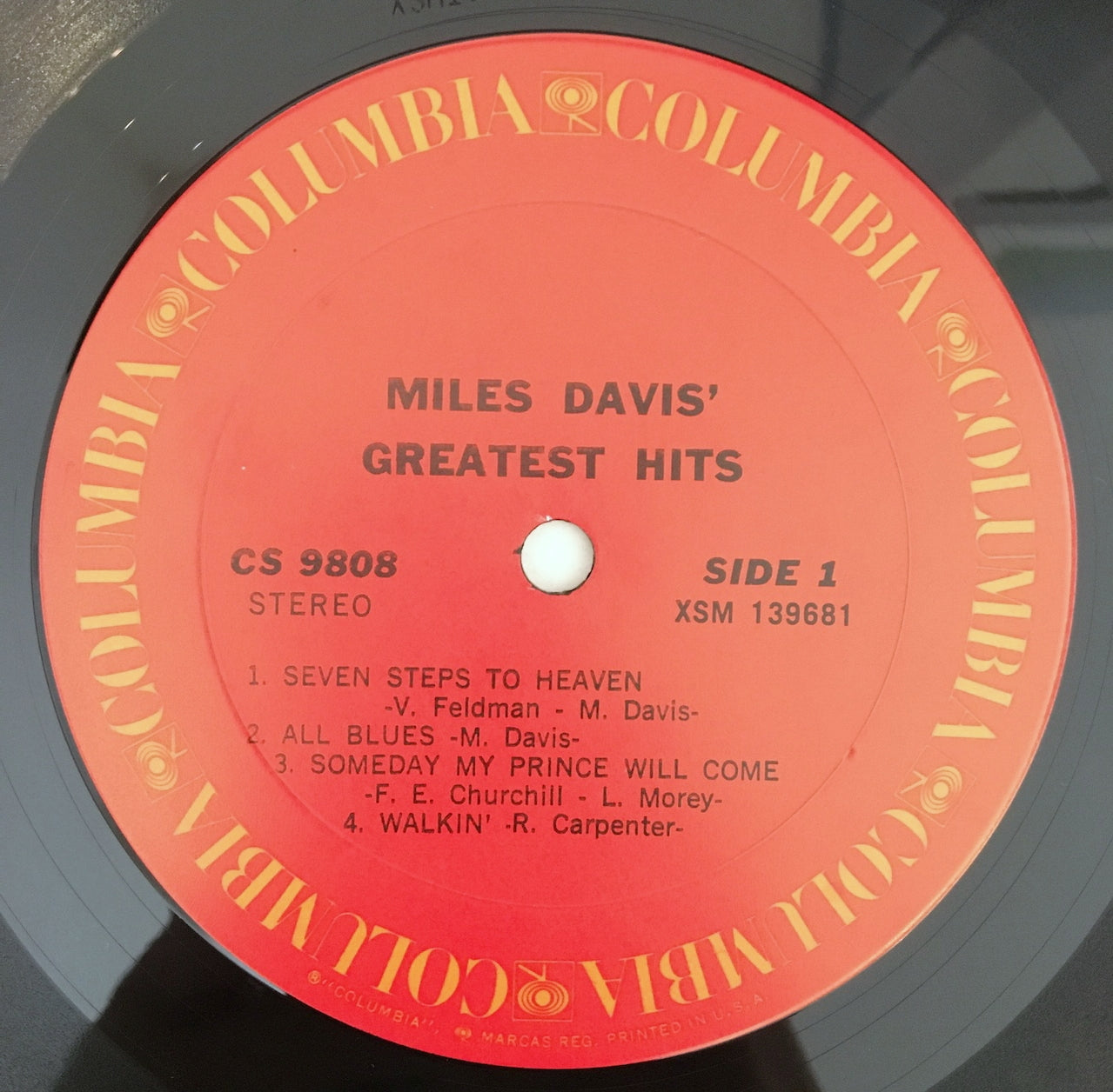 LP/ MILES DAVIS / GREATEST HITS / US盤 インナー付き COLUMBIA CS9808