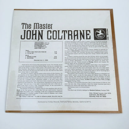 LP/ JOHN COLTRANE / THE MASTER / US盤 草色ラベル PRESTIGE PR7825