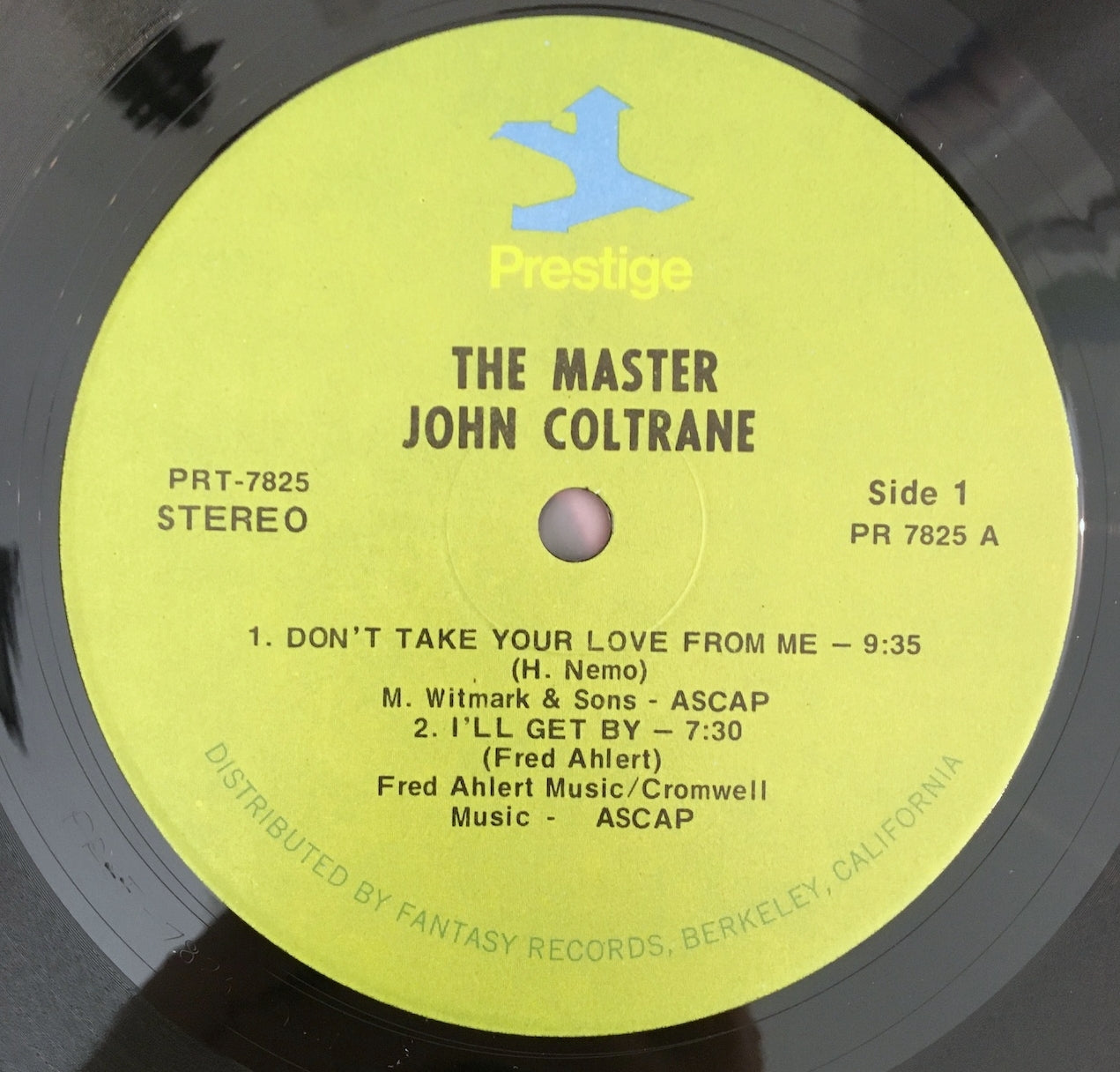 LP/ JOHN COLTRANE / THE MASTER / US盤 草色ラベル PRESTIGE PR7825