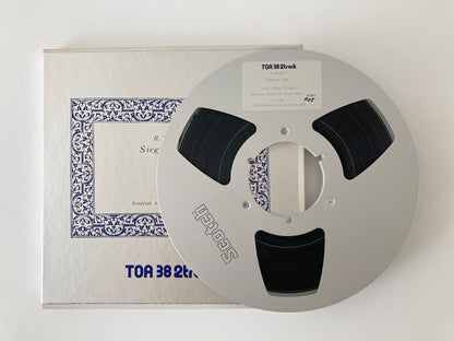 オープンリールテープ / ハインツ・レーグナー / ワーグナー：ジークフリート牧歌 / 再生確認済 10号 2TR 38cm/s 2トラック 日本盤 データーシート