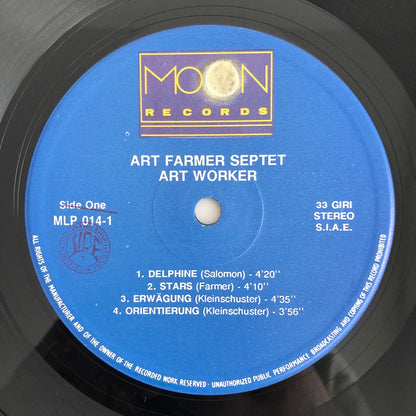 LP/ ART FARMER SEPTET / ART WORKER / イタリア盤 アンオフィシャル MOON RECORDS  MLP014